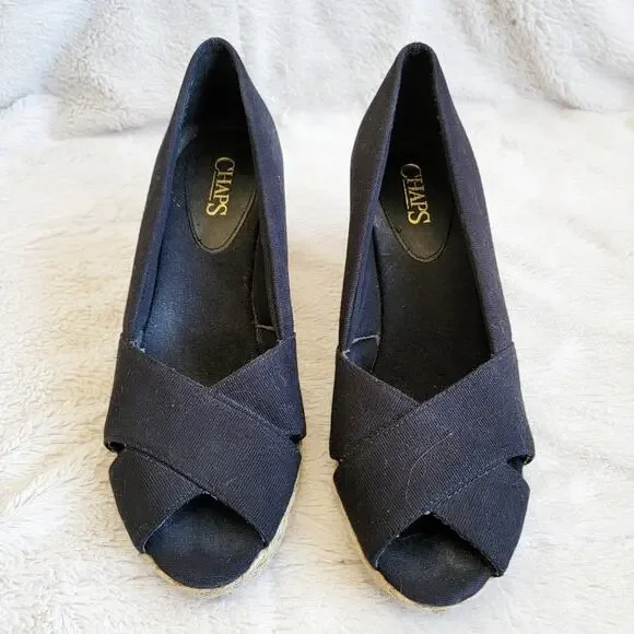 Chaps Open Toe Wedge Sandal - Picture 2 of 6